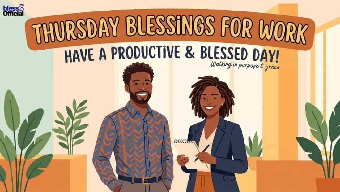 African American Thursday Blessings for Work