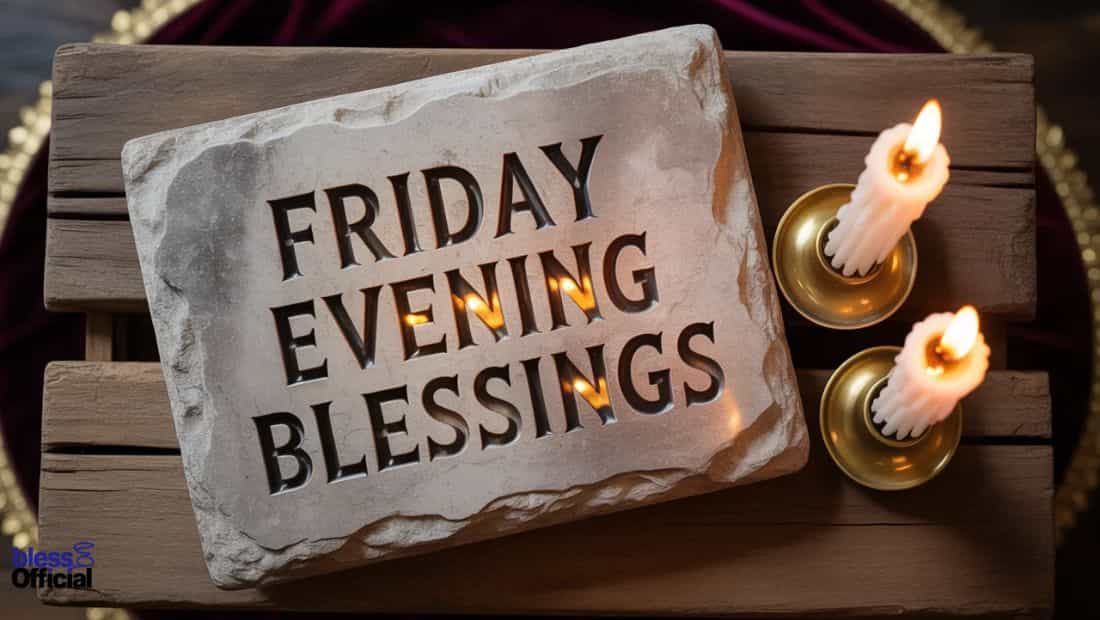 Friday Afternoon and Evening Blessings