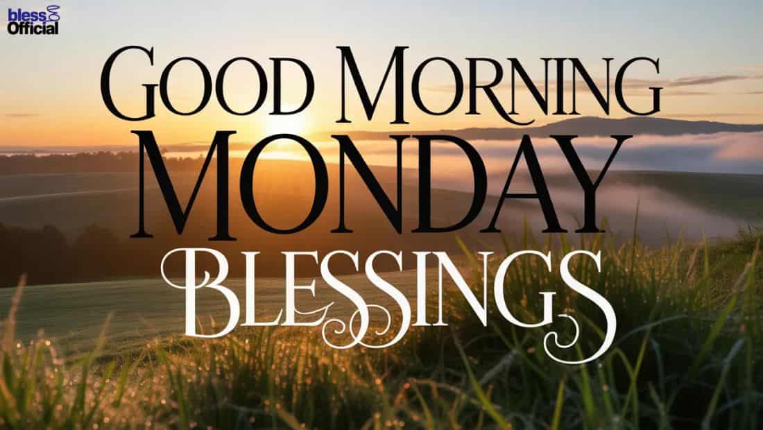 Good Morning Monday Blessings