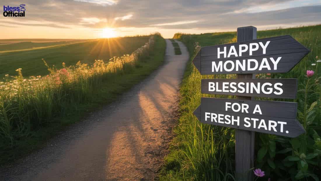Happy Monday Blessings for a Fresh Start