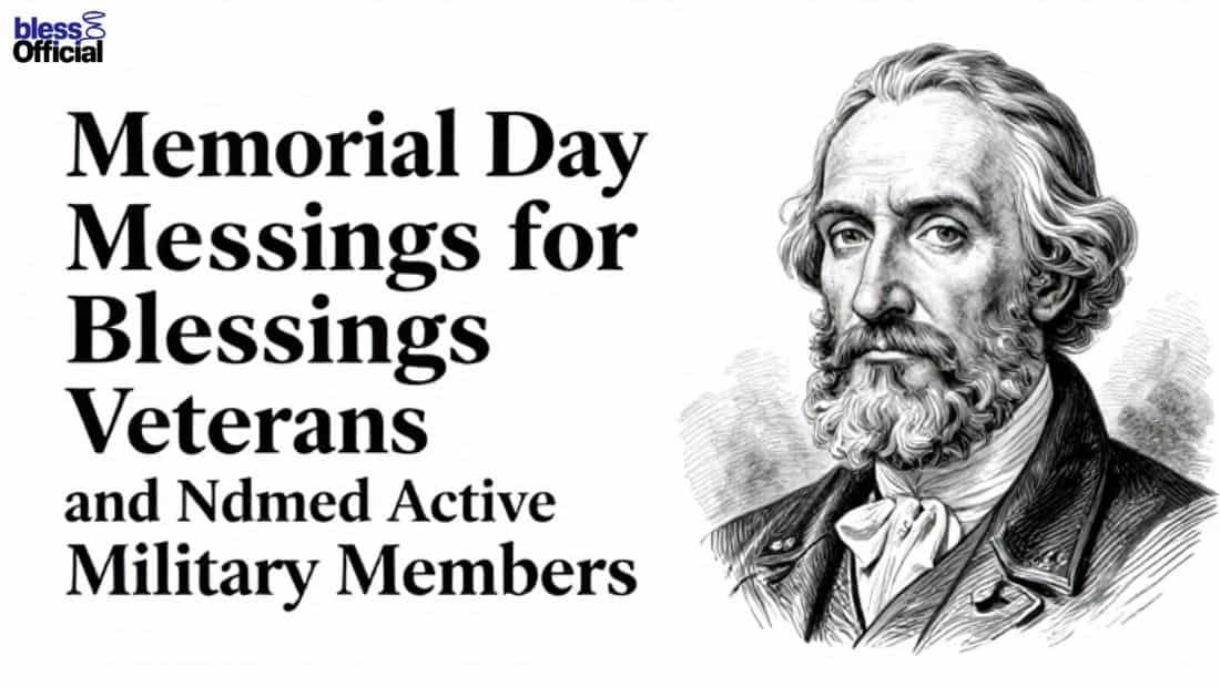 Memorial Day Blessings for Veterans and Active Military Members