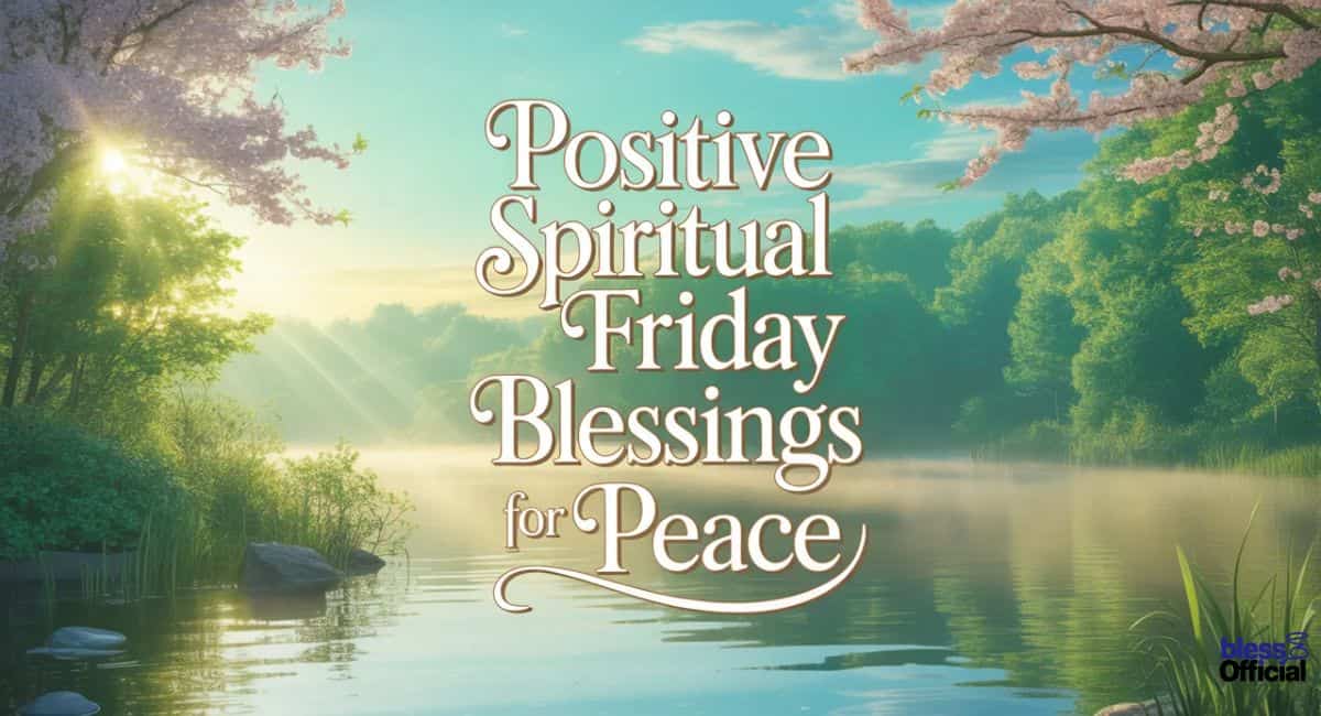 Positive Spiritual Friday Blessings for Peace