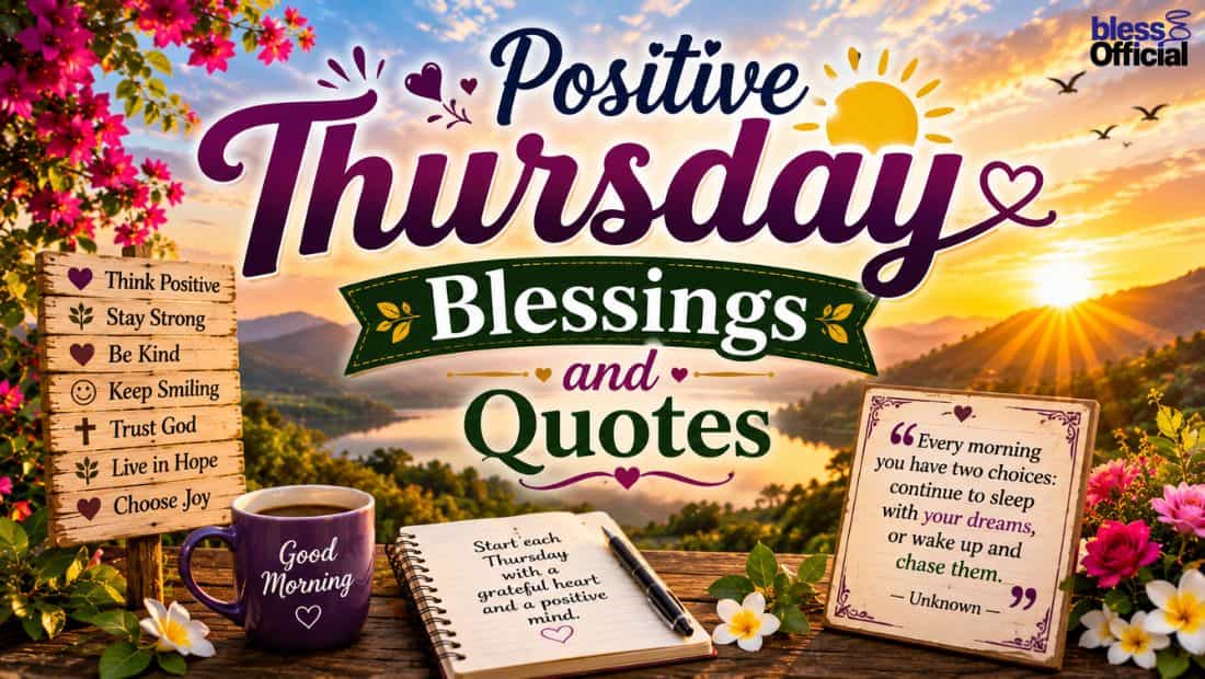 Positive Thursday Blessings and Quotes