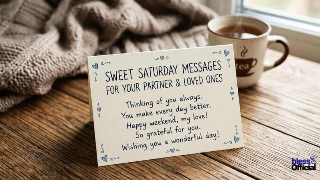Sweet Saturday Messages for Your Partner & Loved Ones