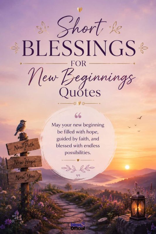 50+ Short Blessings for New Beginnings (Ready to Copy and Share)