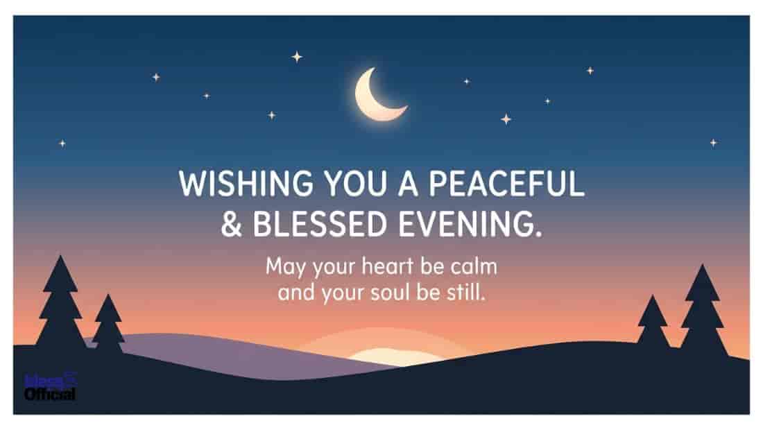 Beautiful Good Evening Blessings