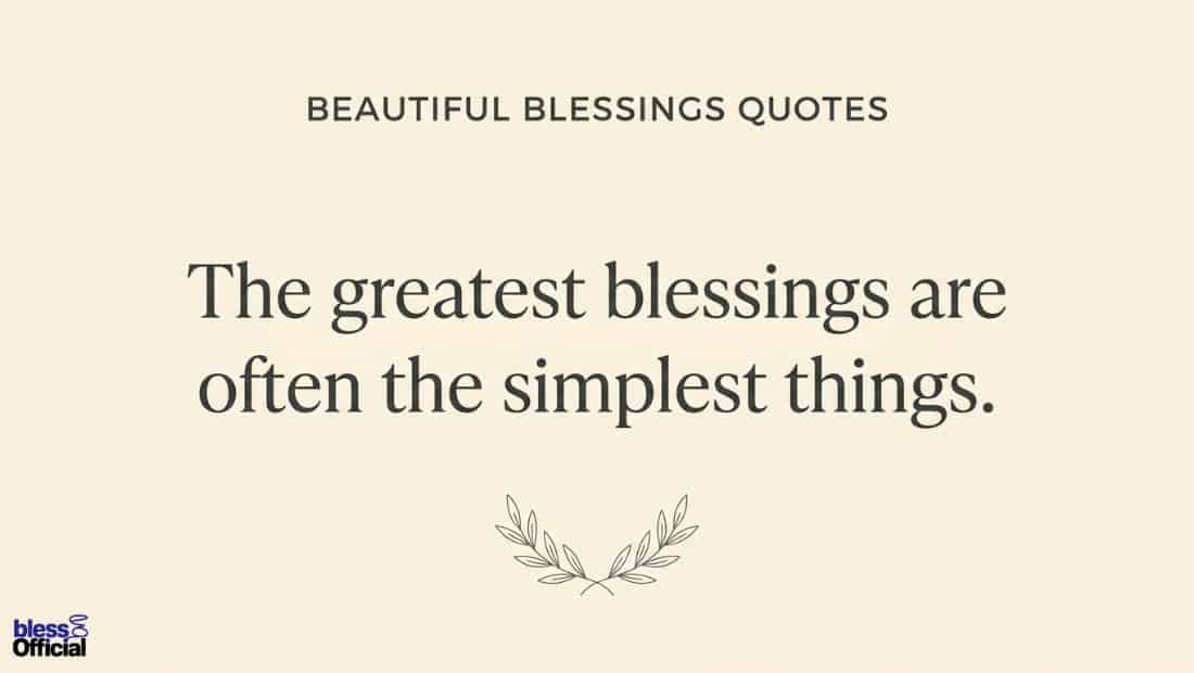 Best Beautiful Blessings Quotes
