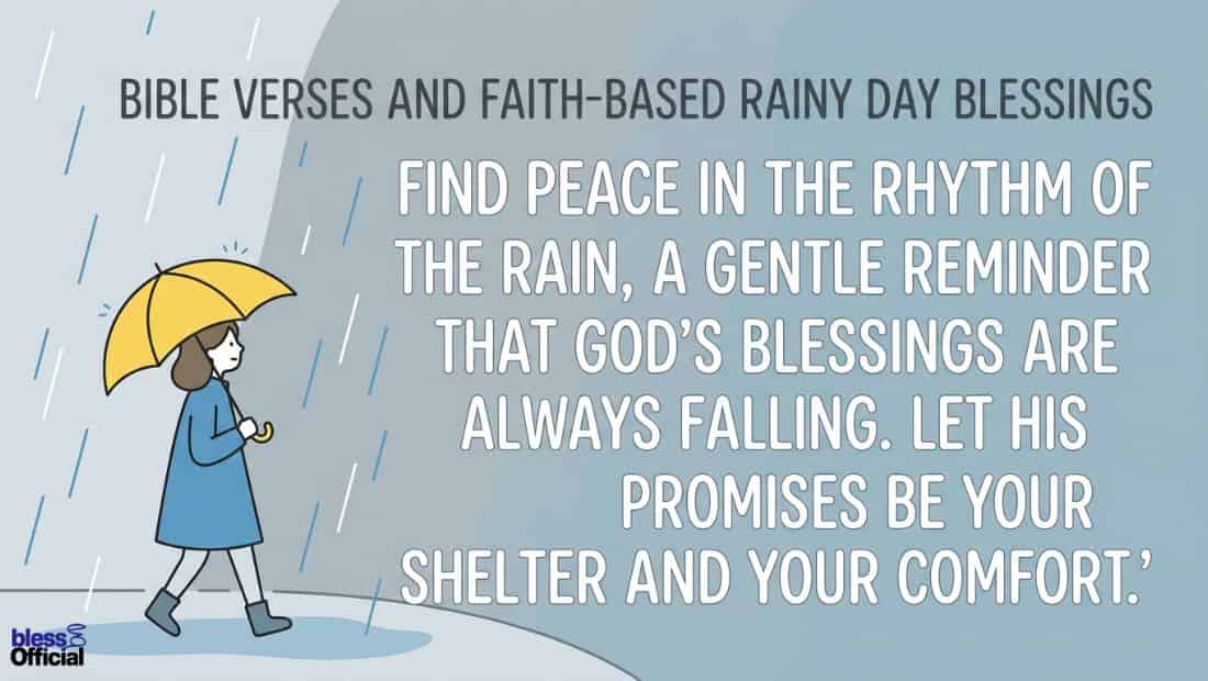 Bible Verses and Faith-Based Rainy Day Blessings