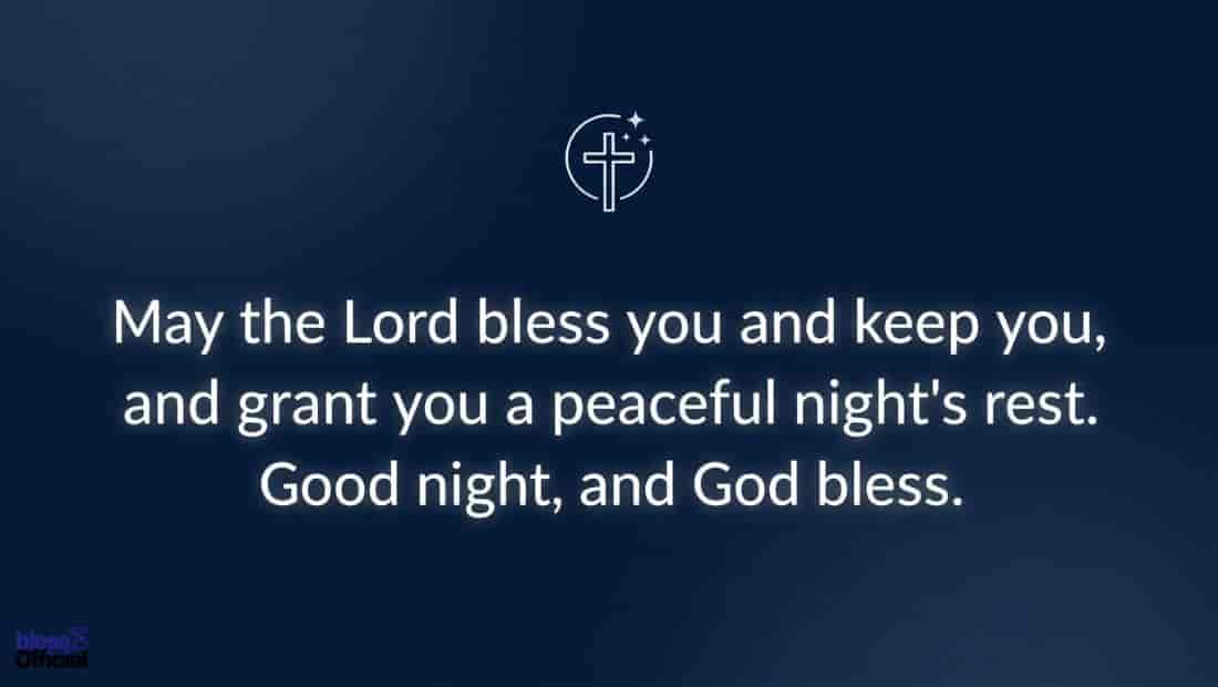 Christian Good Night Blessings and Messages