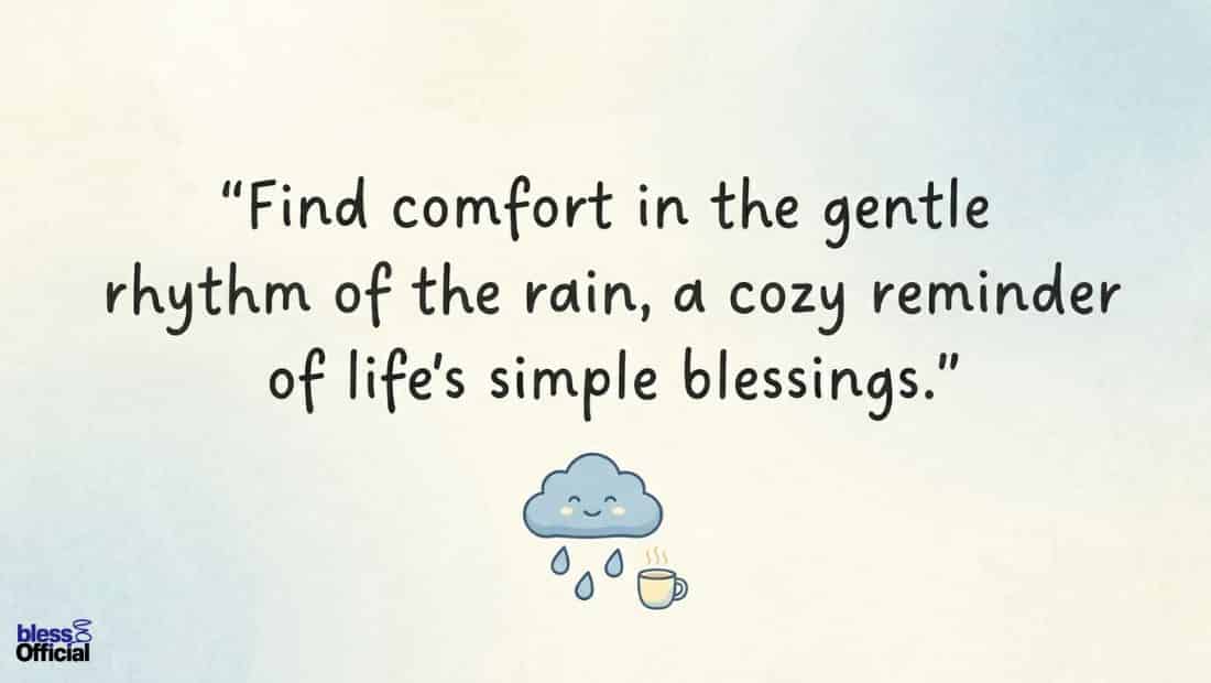 Cozy Rainy Day Blessings for a Calm and Grateful Heart