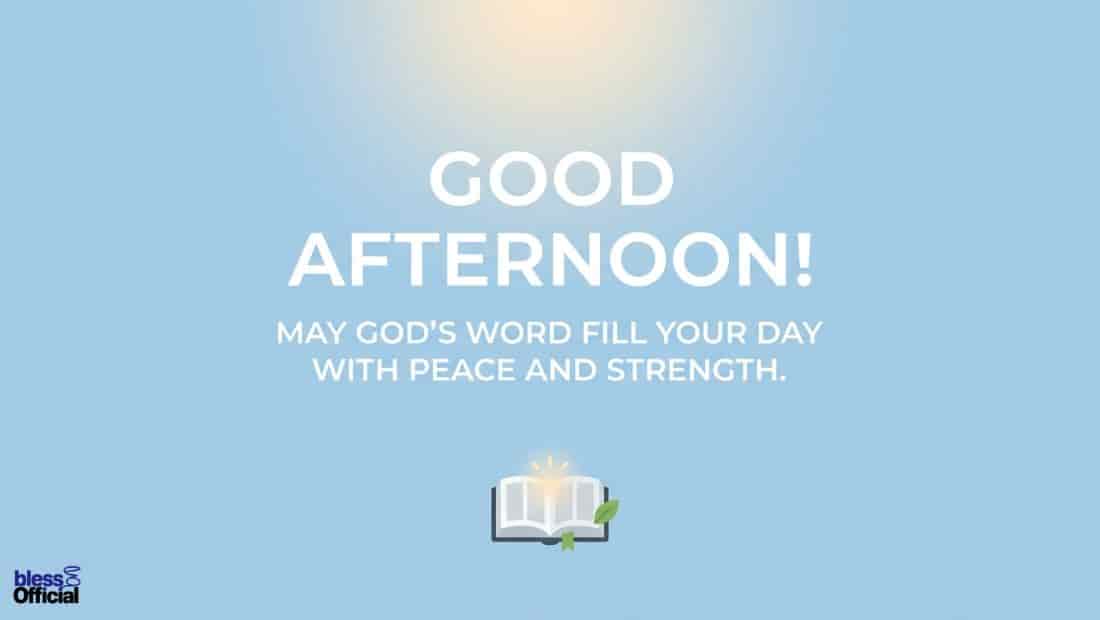 Good Afternoon Bible Verses and Scriptures