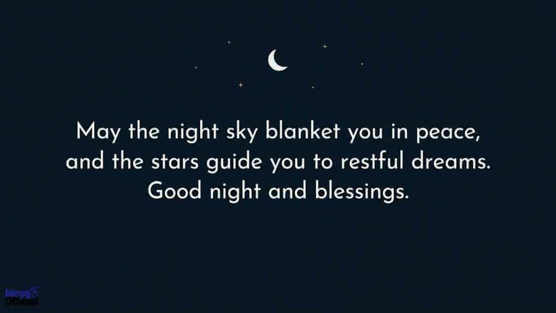 Inspirational Good Night Blessings and Quotes