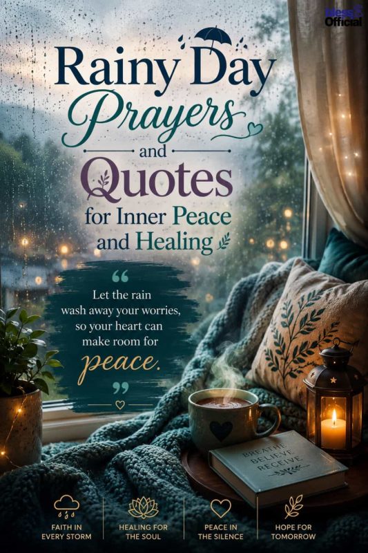 Rainy Day Prayers and Quotes for Inner Peace and Healing
