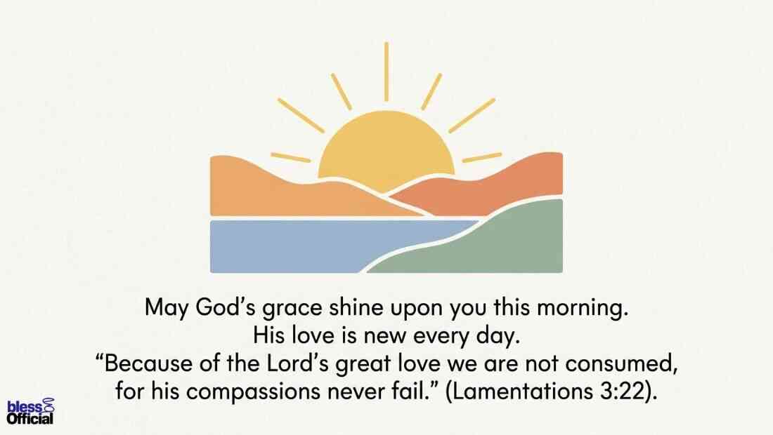 Religious Good Morning Blessings — Bible Verses and God's Grace