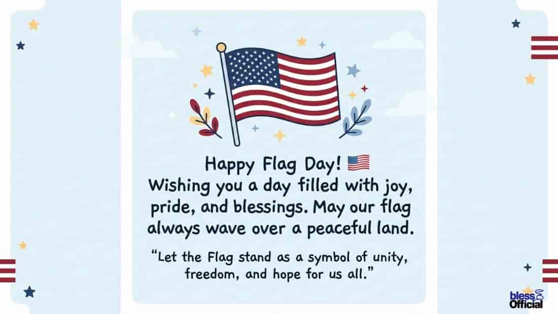 Short Flag Day Blessings and Wishes