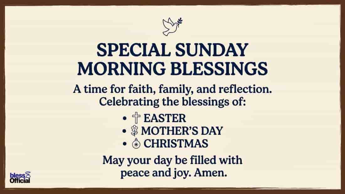 Special African American Sunday Morning Blessings for Easter, Mother's Day & Christmas