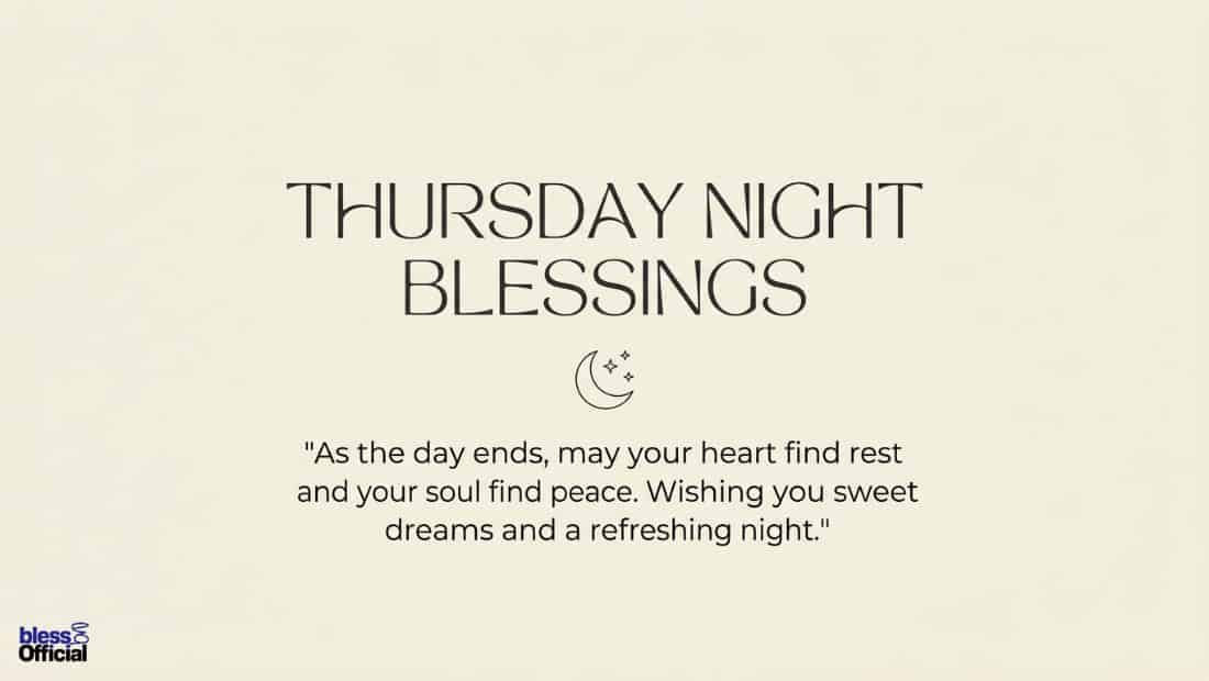Thursday Night Blessings Images to Share