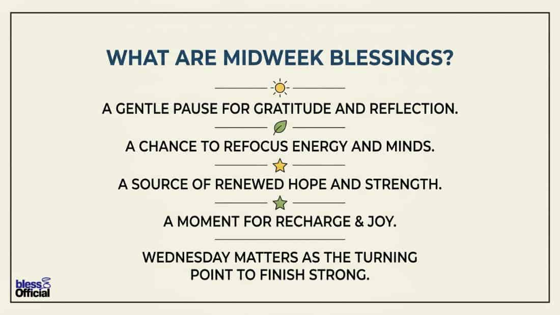 What Are Midweek Blessings? Meaning and Why Wednesday Matters