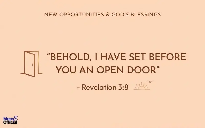 Bible Verses About New Opportunities and God's Blessings