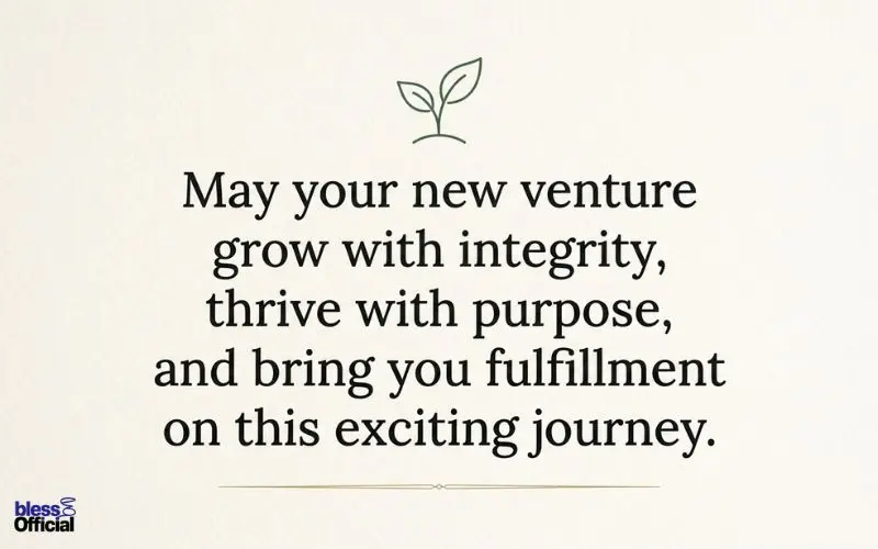 Blessings for a New Business Venture or Entrepreneurial Journey