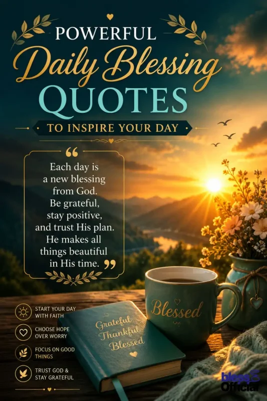 Powerful Daily Blessing Quotes to Inspire Your Day