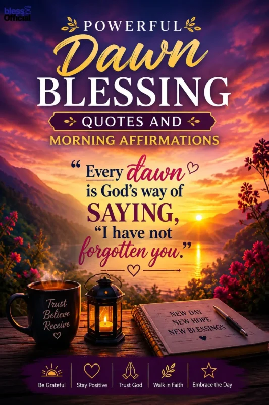Powerful Dawn Blessing Quotes and Morning Affirmations